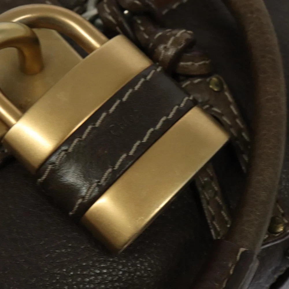 CHLOE PADDINGTON BAG BROWN LEATHER