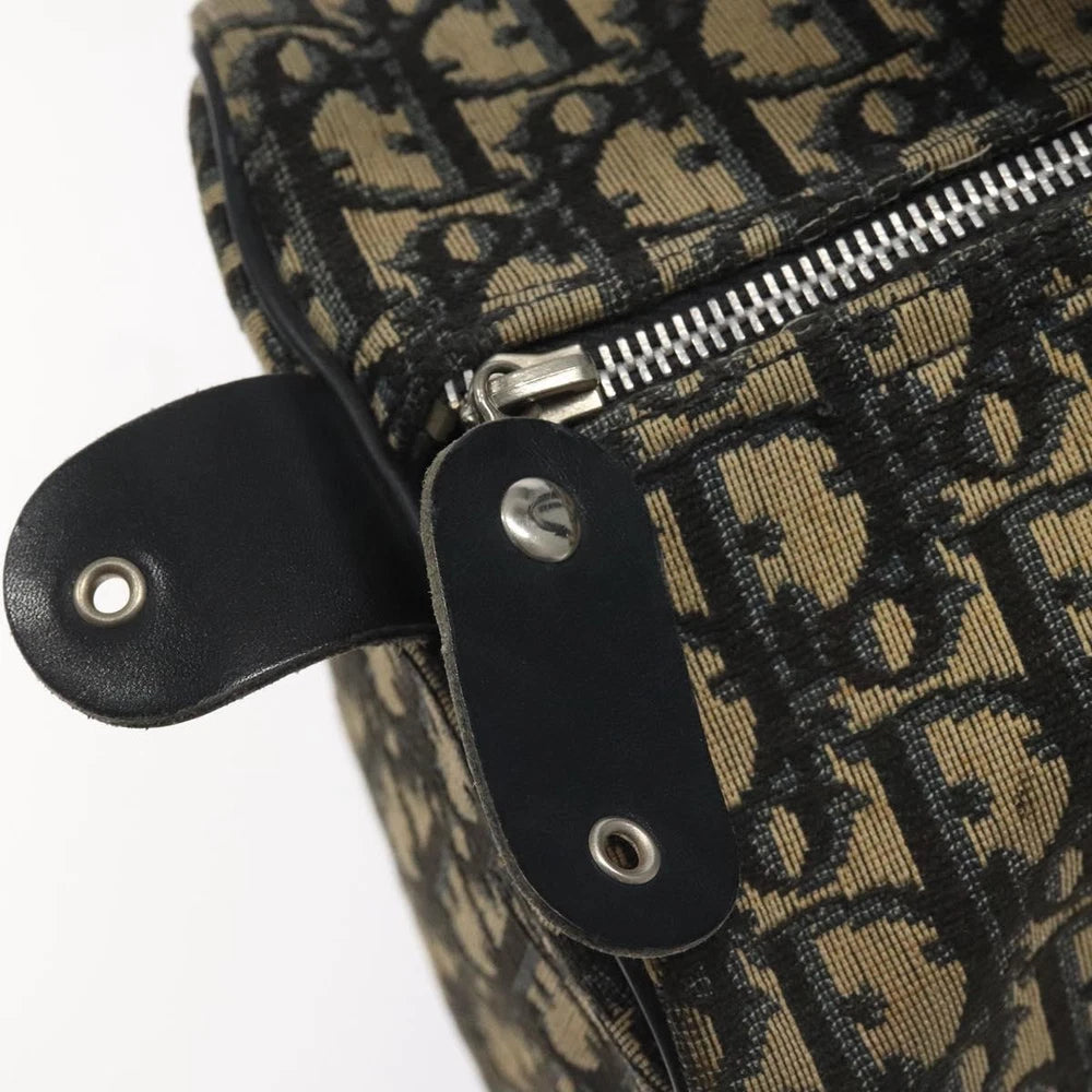 CHRISTIAN DIOR BOSTON BAG 30 TROTTER CANVAS