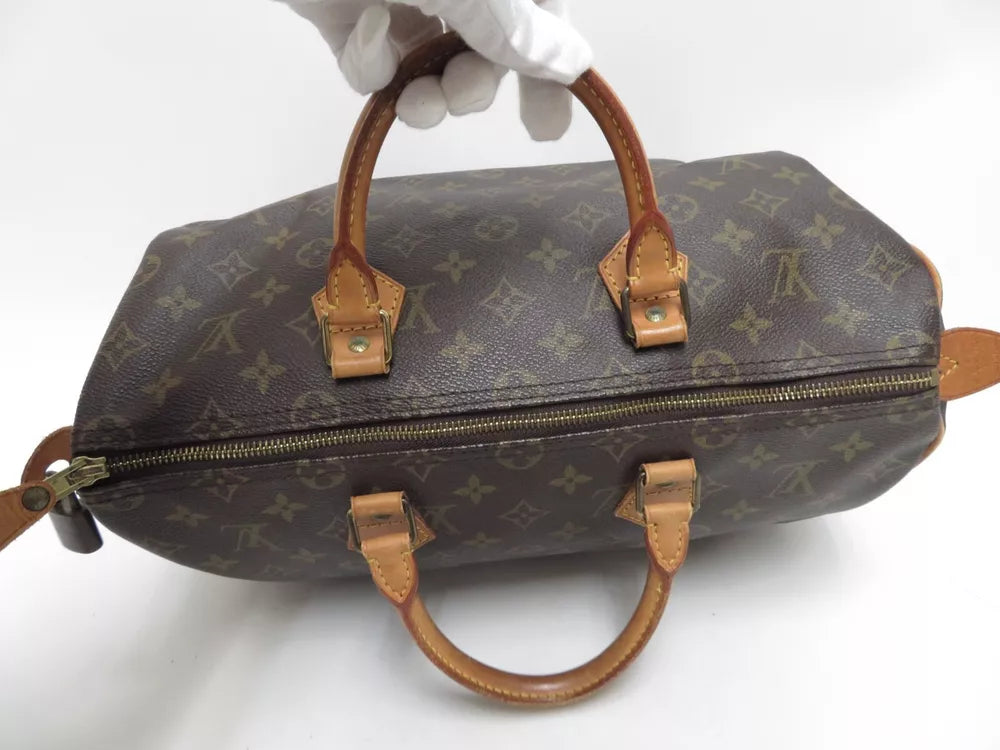 LOUIS VUITTON SPEEDY 35 BAG MONOGRAM CANVAS