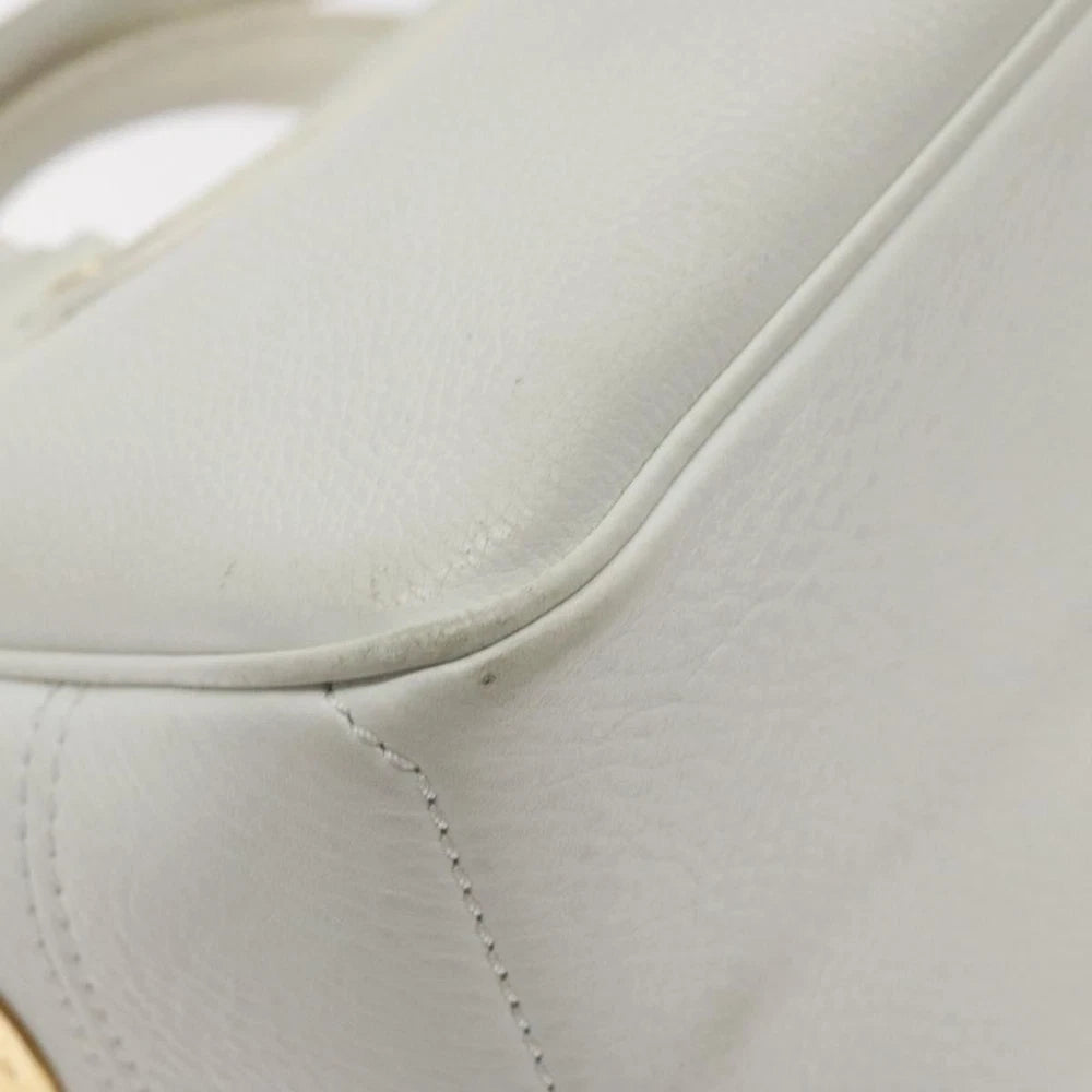 Celine Boogie Bag - White Leather