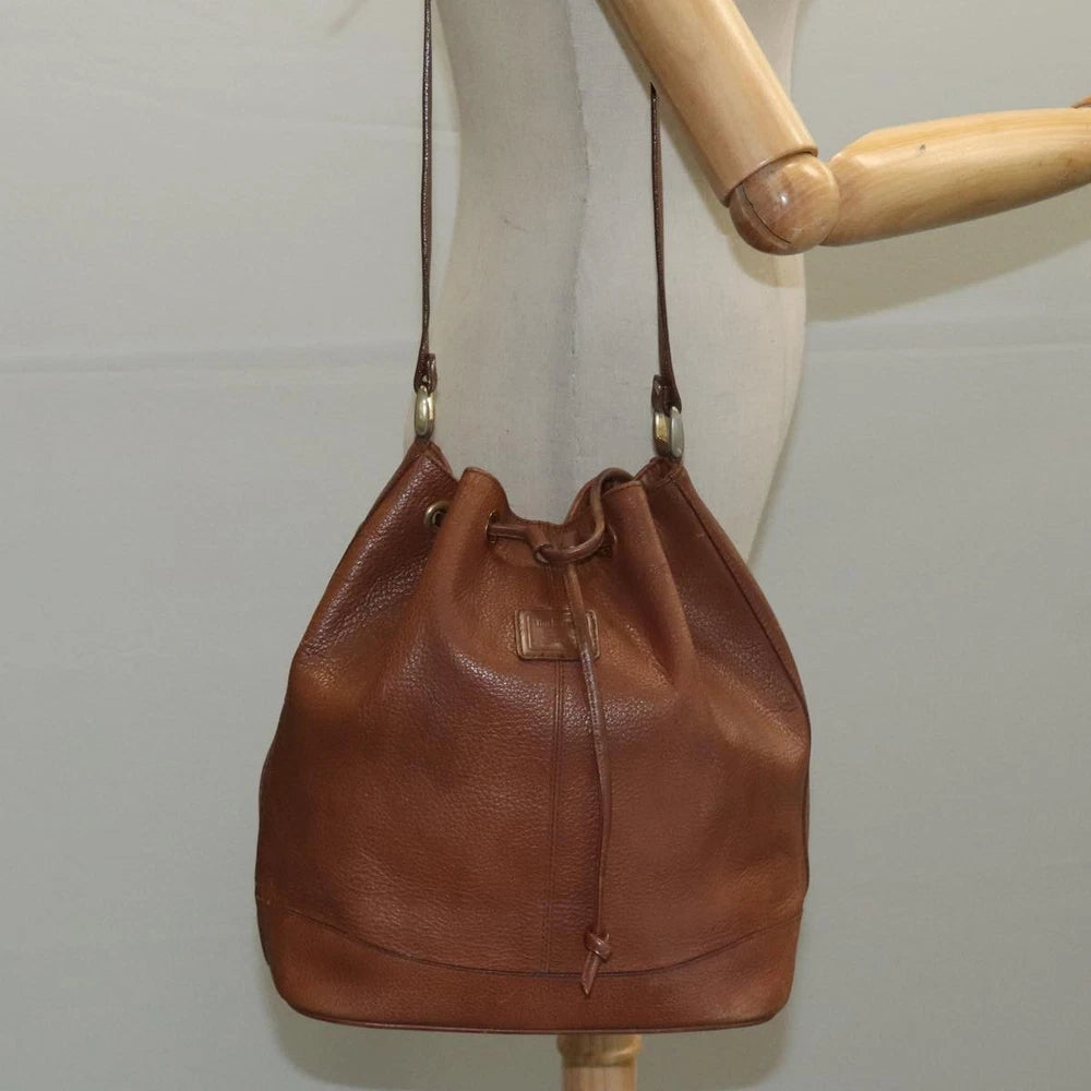 Burberry Bucket Bag - Brown Leather
