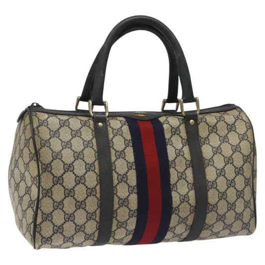 GUCCI BOSTON BAG GG SUPREME SHERRY LINE
