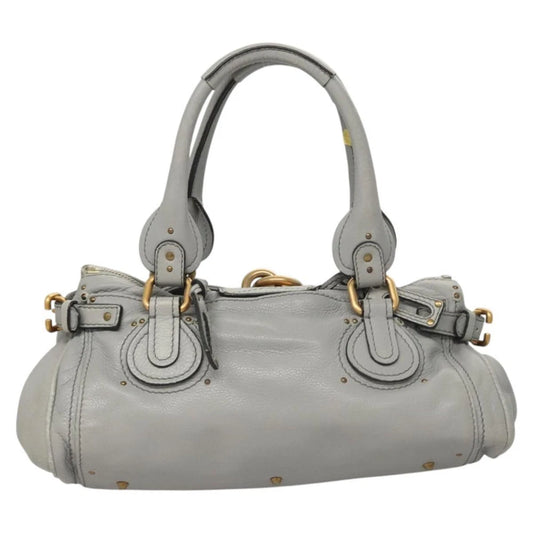 Vintage Chloe Paddington Bag - Gray Leather