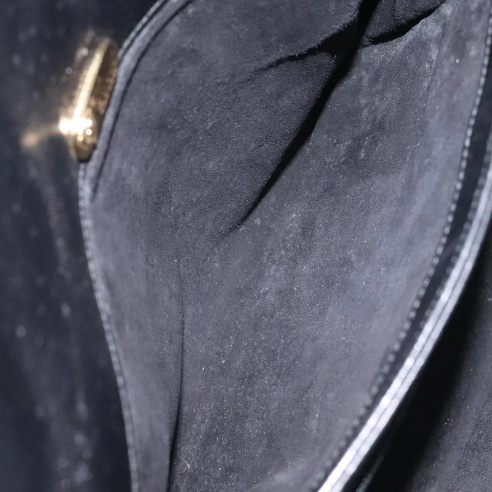 GUCCI BAMBOO BAG BLACK LEATHER