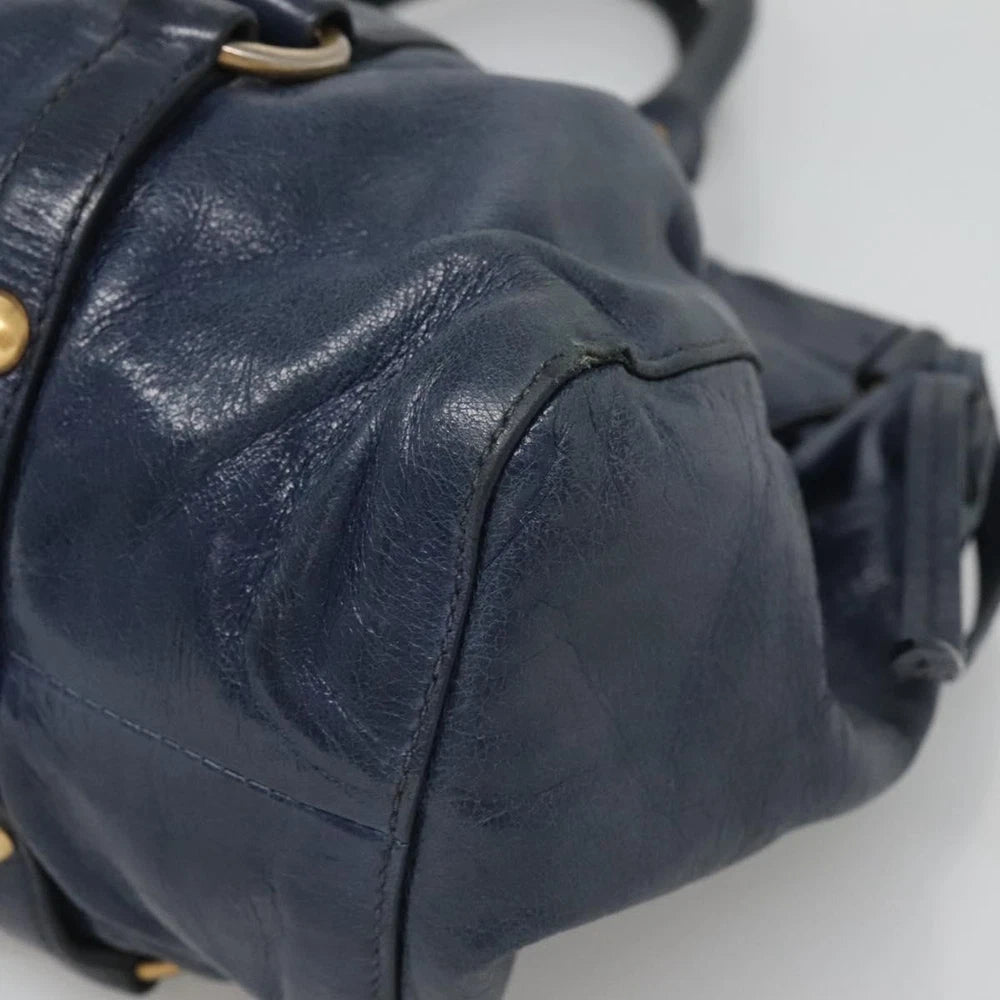 Vintage Miu Miu Bag - Navy Leather
