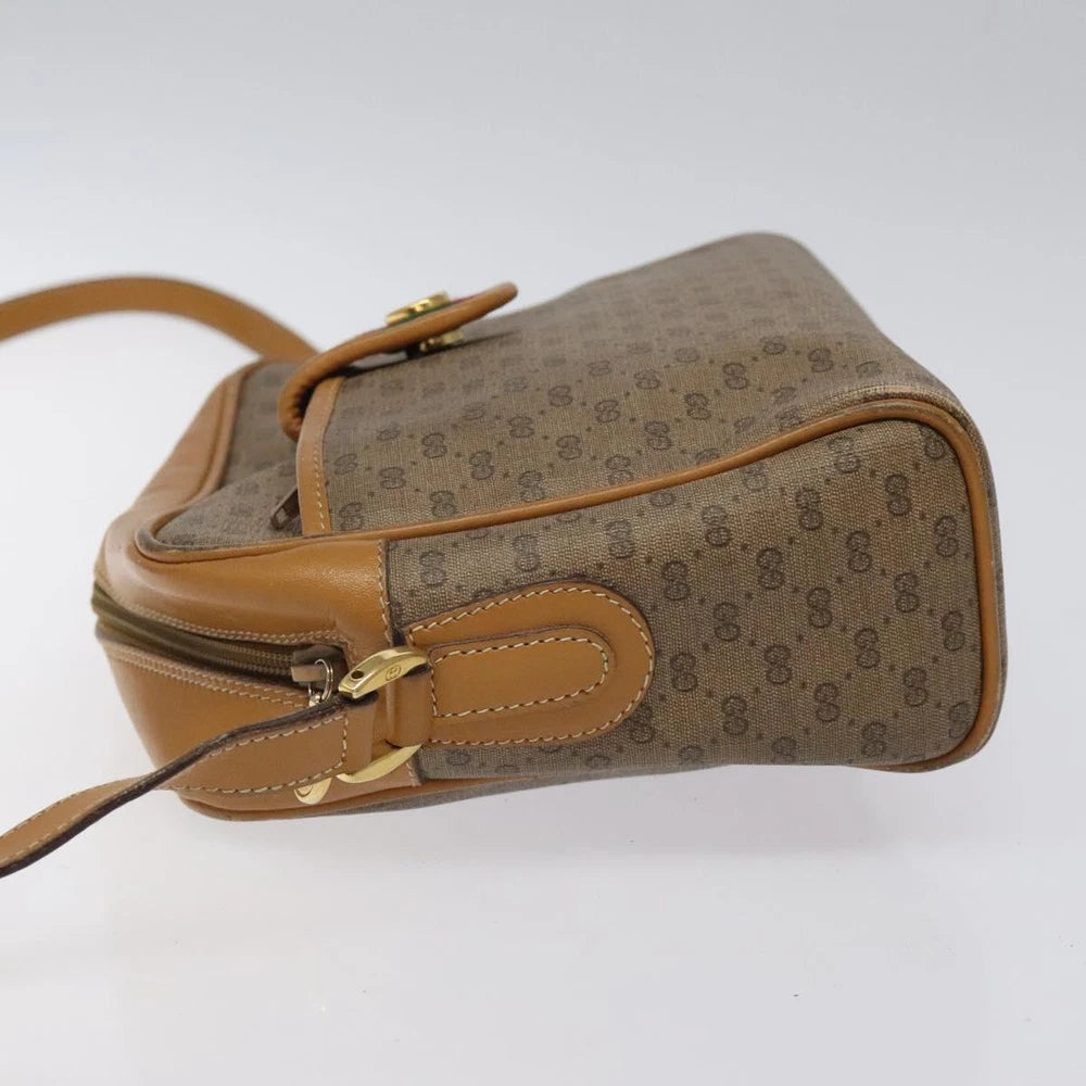 GUCCI MICRO CROSSBODY BAG GG COATED CANVAS