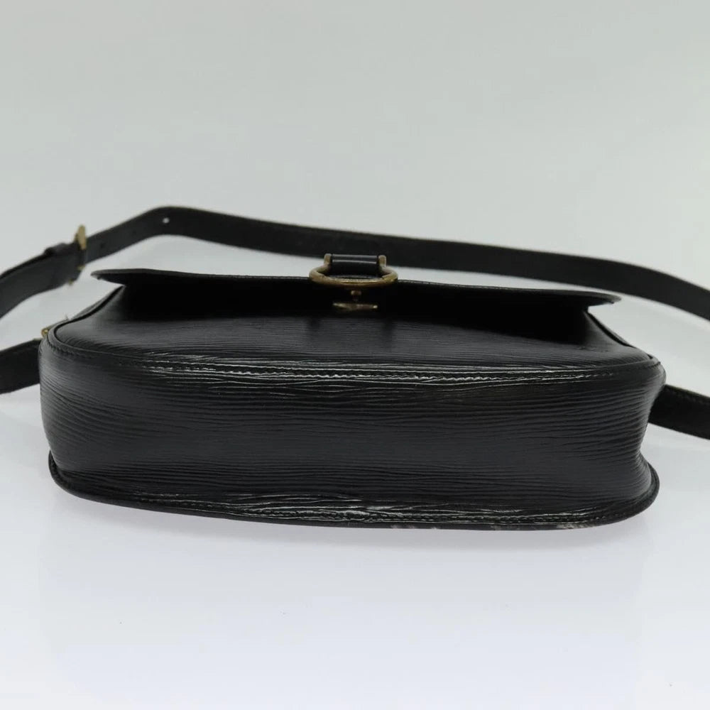 LOUIS VUITTON SAINT CLOUD GM BAG BLACK EPI LEATHER