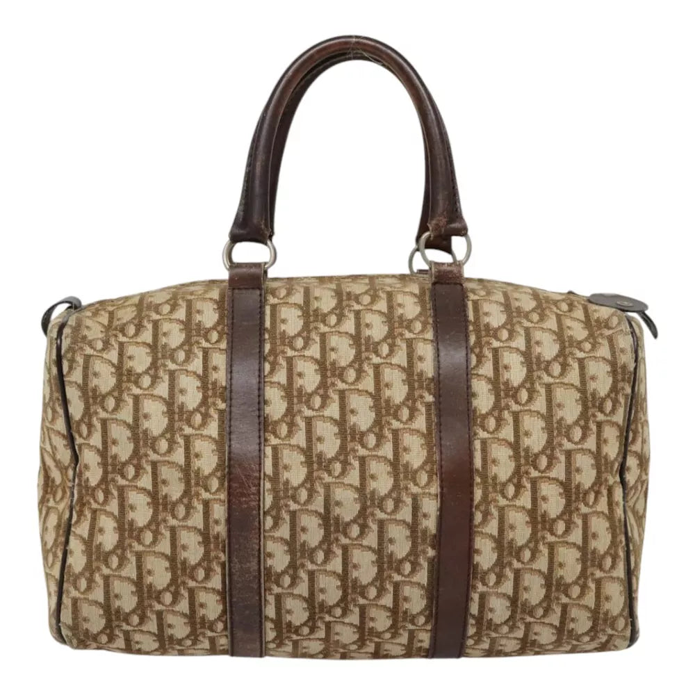 CHRISTIAN DIOR BOSTON BAG 30 TROTTER CANVAS