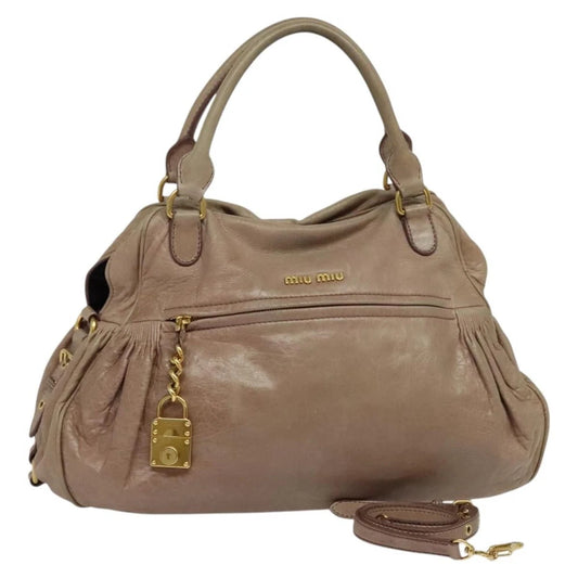 Beige Miu Miu Veske - Med Charm