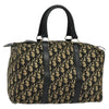 CHRISTIAN DIOR BOSTON BAG 30 TROTTER CANVAS