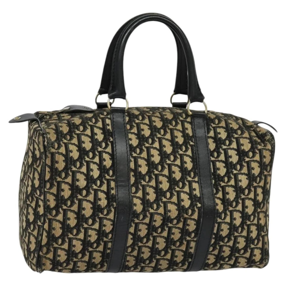 CHRISTIAN DIOR BOSTON BAG 30 TROTTER CANVAS