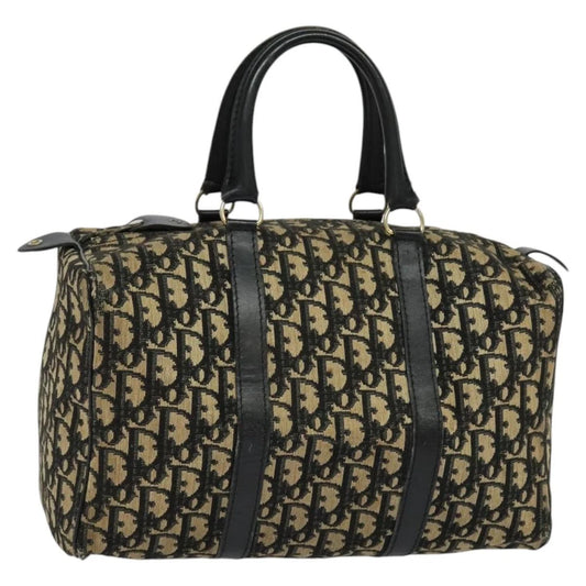 CHRISTIAN DIOR BOSTON BAG 30 TROTTER CANVAS