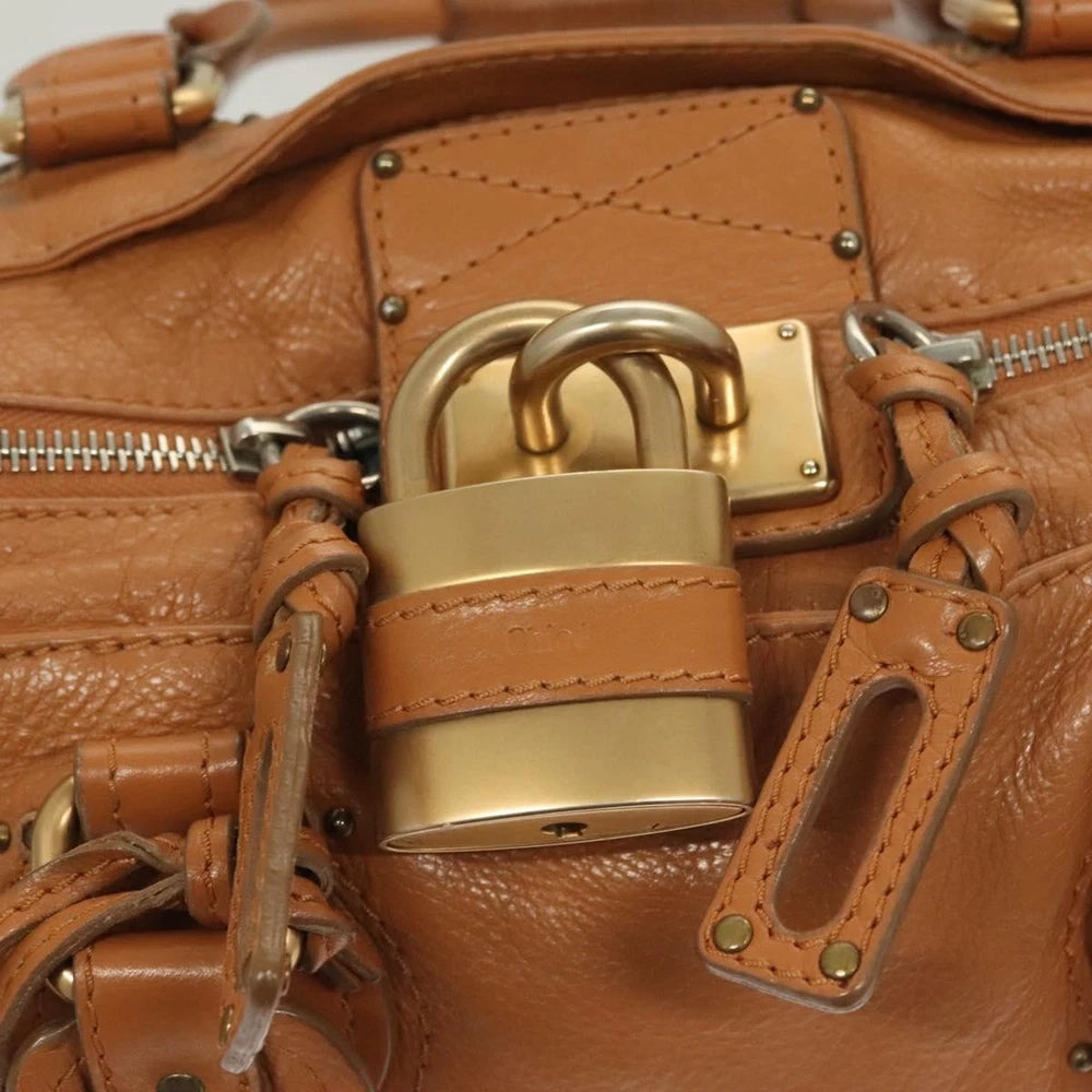 Vintage Chloe Paddington Bag - Brown Leather