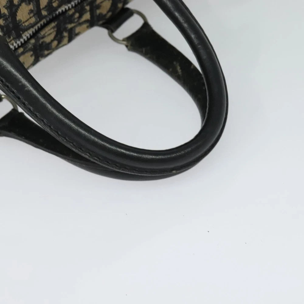 Vintage Dior Boston Bag 30 - Navy Trotter Canvas