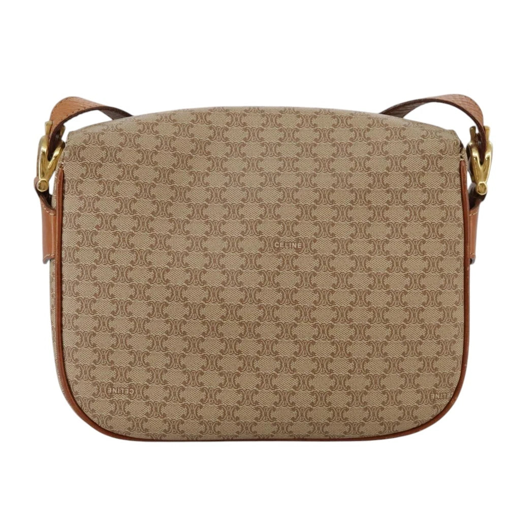 CELINE SHOULDER BAG MACADAM CANVAS
