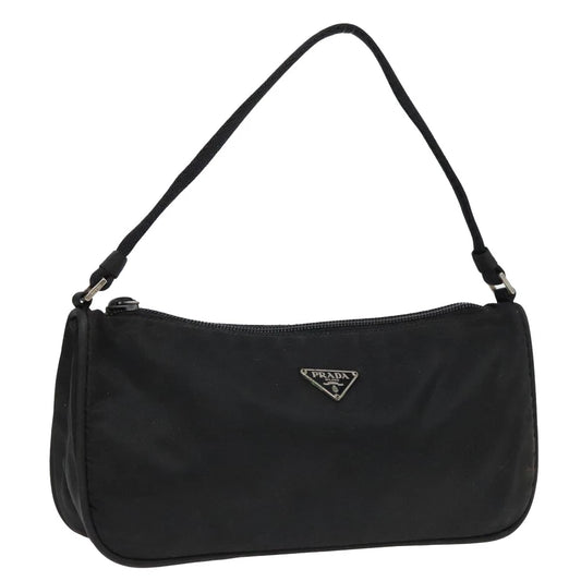 Svart Prada Nylon Veske