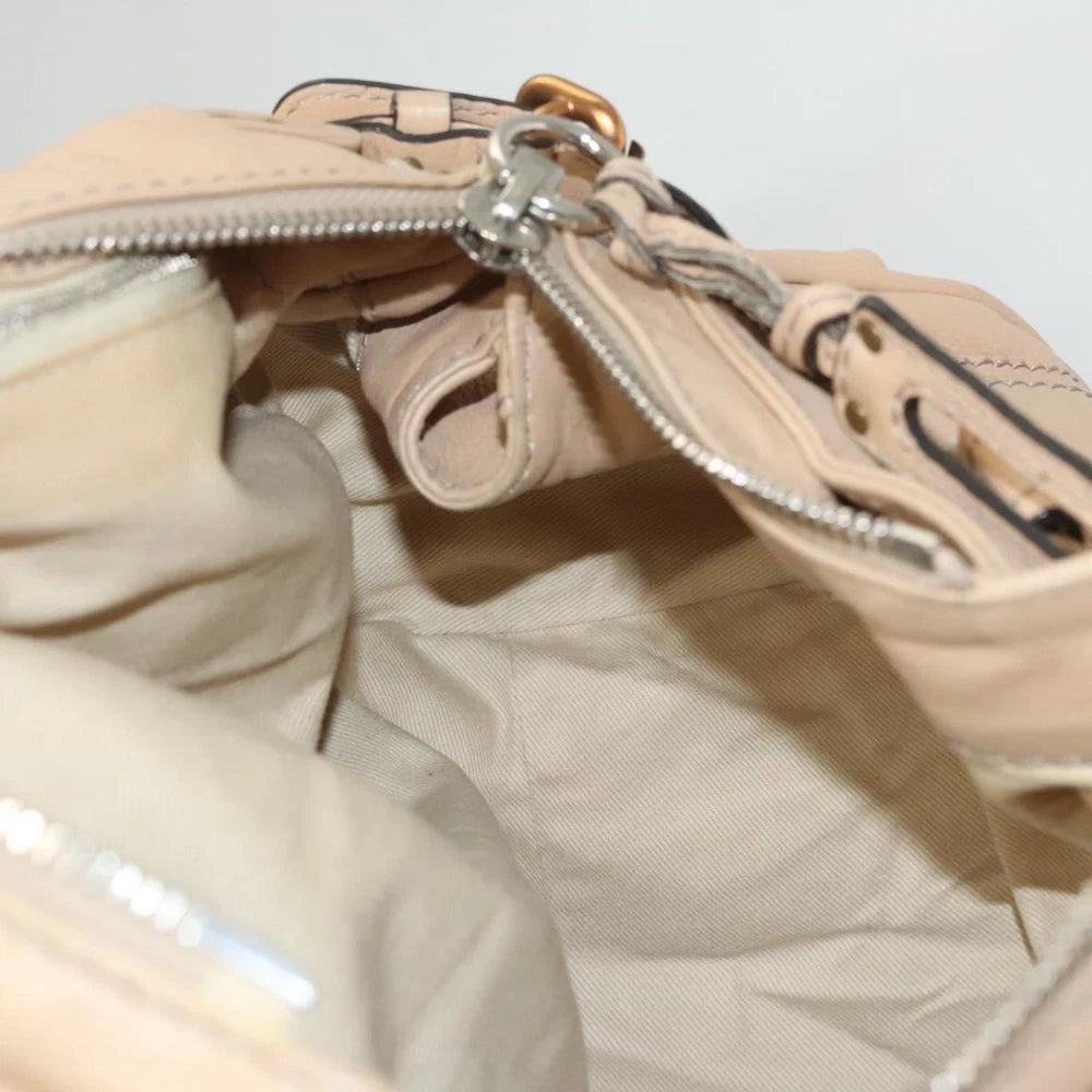 CHLOE PADDINGTON BEIGE LEATHER