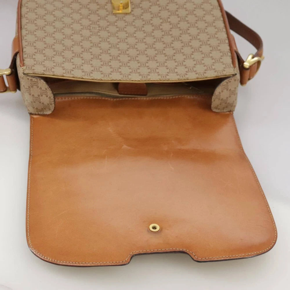 CELINE SHOULDER BAG MACADAM CANVAS