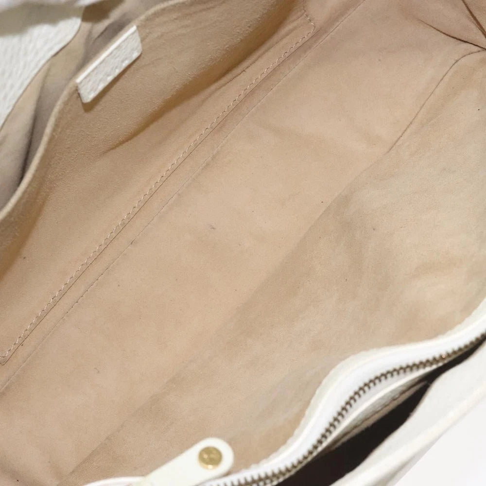 Celine Boogie Bag - White Leather