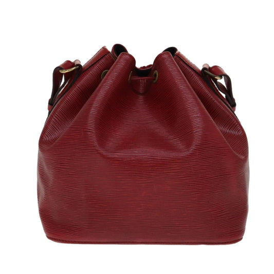 LOUIS VUITTON PETIT NOE BAG RED EPI LEATHER