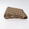 CHRISTIAN DIOR CLUTCH BROWN TROTTER CANVAS