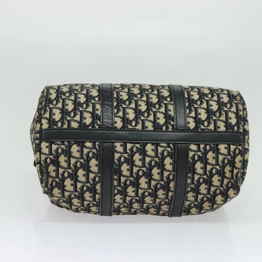Vintage Dior Boston Bag 30 - Navy Trotter Canvas