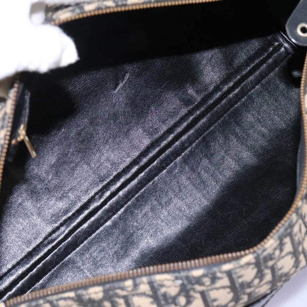 CHRISTIAN DIOR BOSTON BAG 40 TROTTER CANVAS
