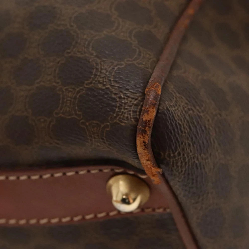 CELINE BOSTON BAG MACADAM CANVAS