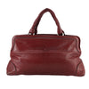 VINTAGE CHANEL COCO MARK BAG RED LEATHER