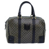 CELINE BOSTON BAG MACADAM CANVAS NAVY