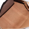 CELINE BOSTON BAG MACADAM CANVAS BROWN