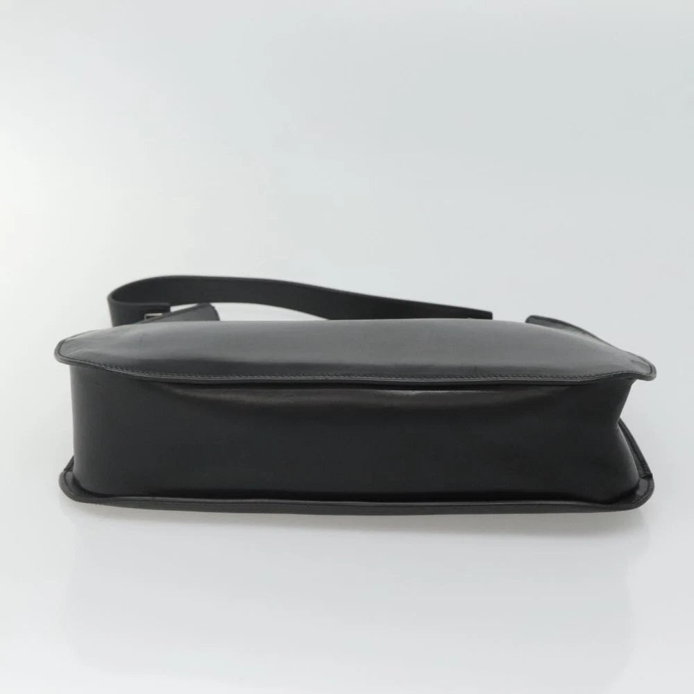 GUCCI SHOULDER BAG BLACK LEATHER - Brands Select