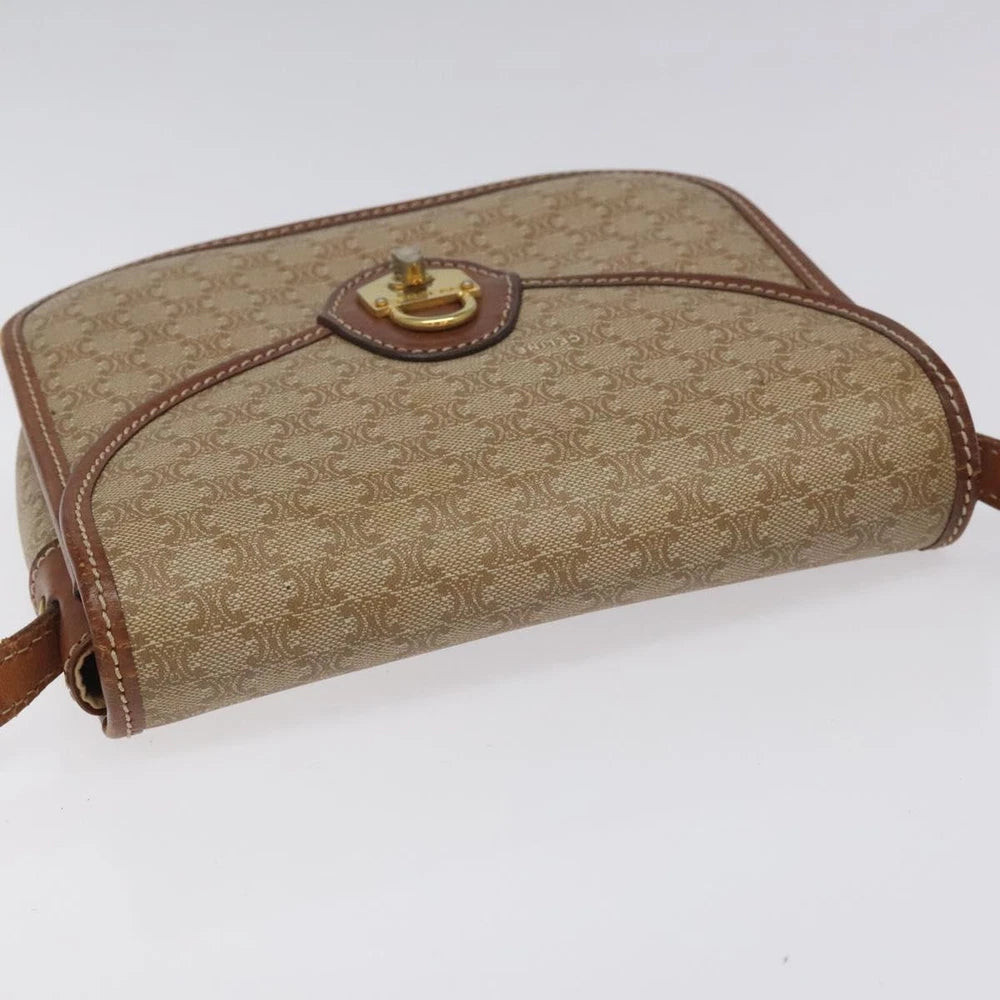 CELINE SHOULDER BAG MACADAM CANVAS