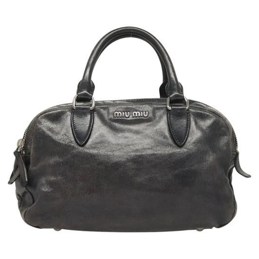 Vintage Miu Miu Handbag Black - Leather