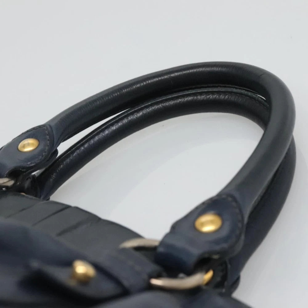 Vintage Miu Miu Bag - Navy Leather