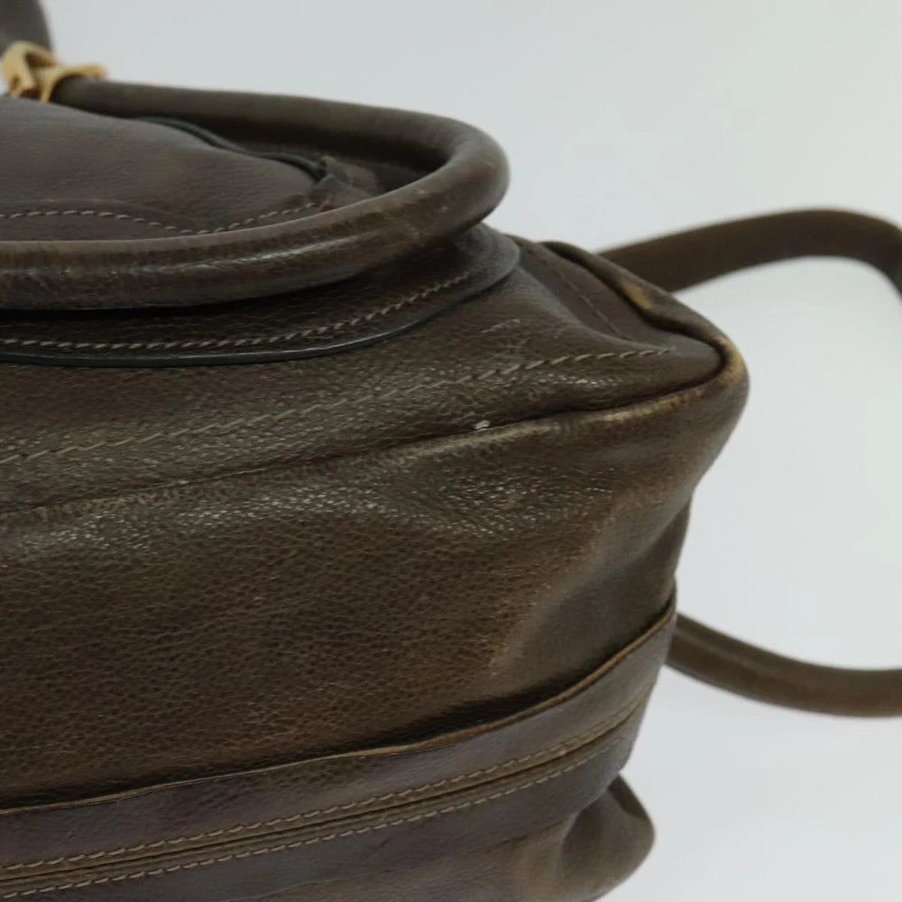 CHLOE PARATY BAG BROWN LEATHER