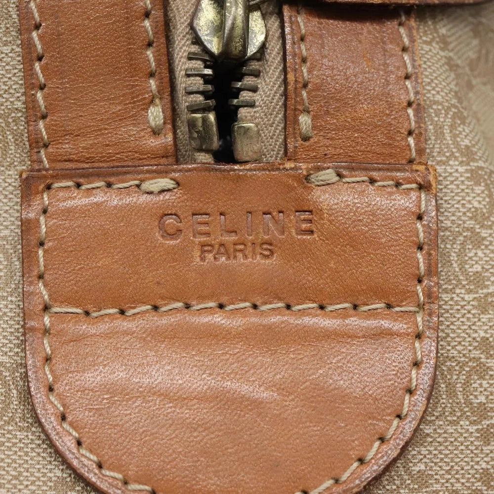 CELINE BOSTON BAG MACADAM CANVAS