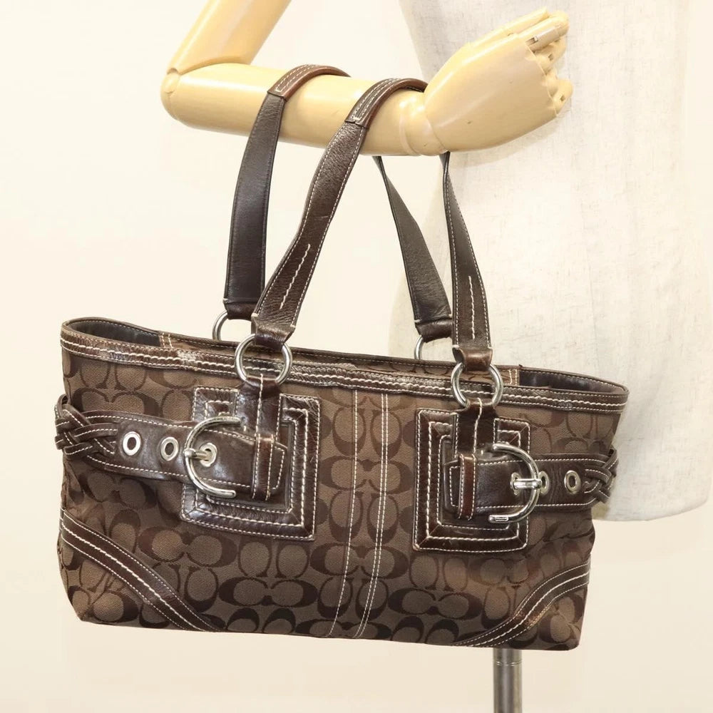 Coach Signature Bag Vintage - Brown Canvas
