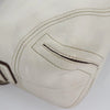 COACH SHOULDER BAG WHITE LEATHER