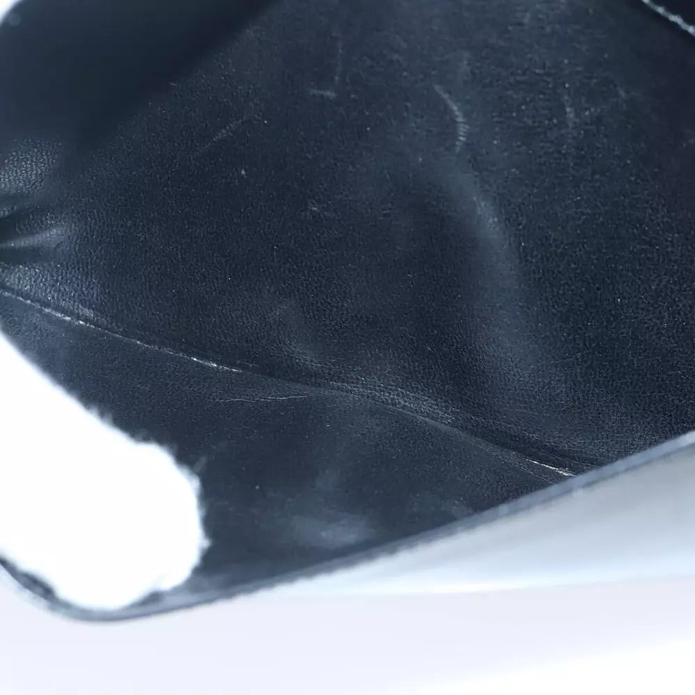 CELINE BLACK LEATHER SHOULDER BAG