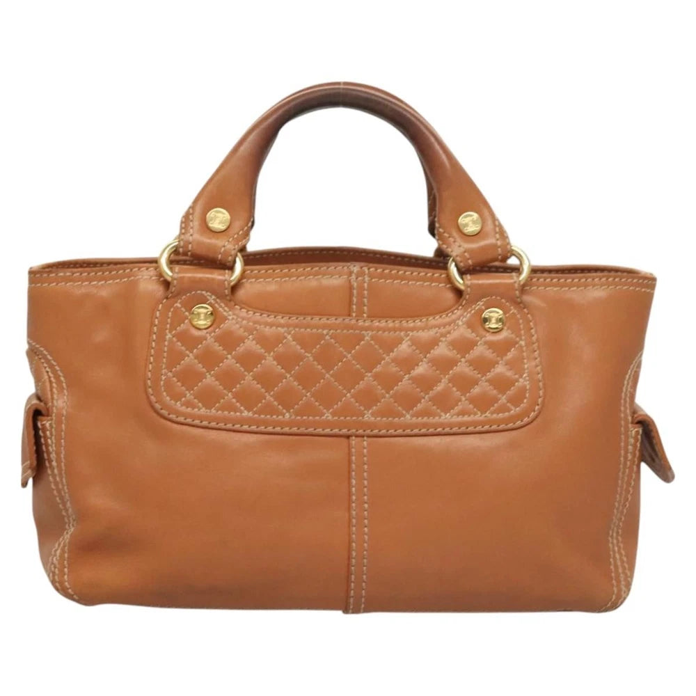 Celine Boogie Bag - Brown Leather