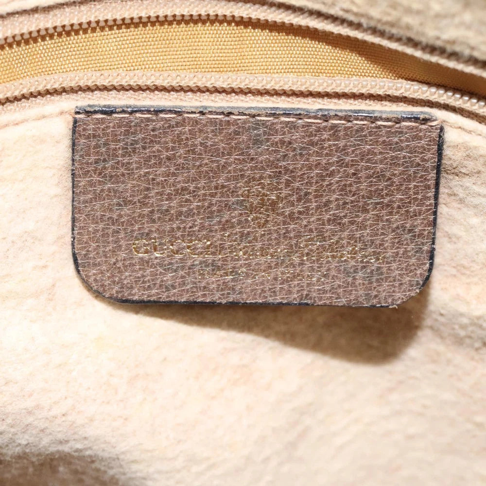 GUCCI BOSTON BAG GG SUPREME WEB SHERRY LINE