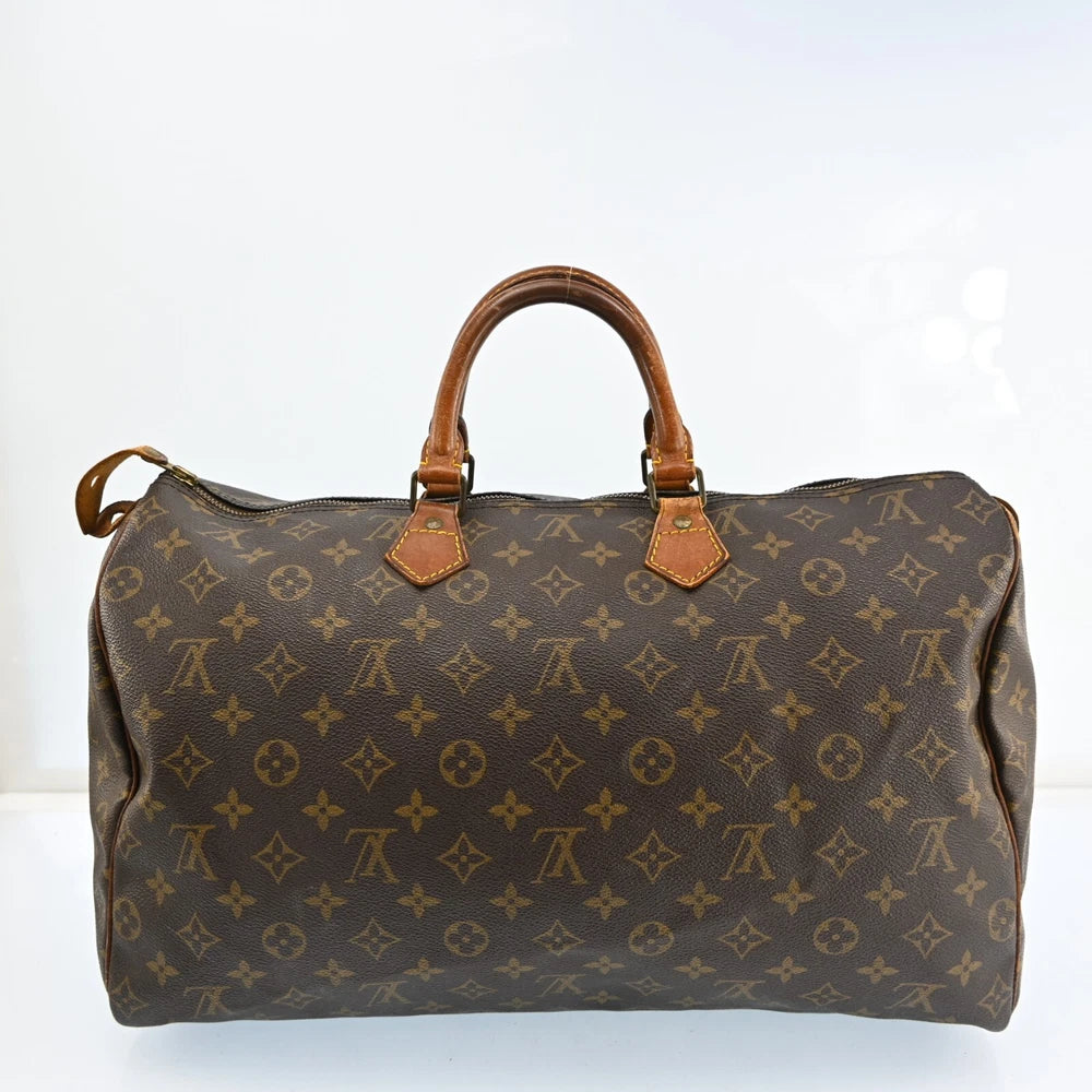 LOUIS VUITTON SPEEDY 40 BAG MONOGRAM CANVAS
