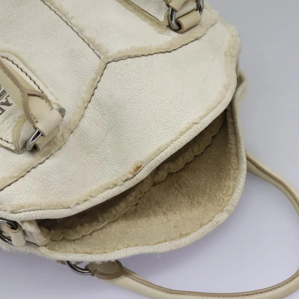 PRADA BAG WHITE LEATHER