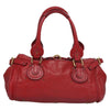 CHLOE PADDINGTON BAG RED LEATHER