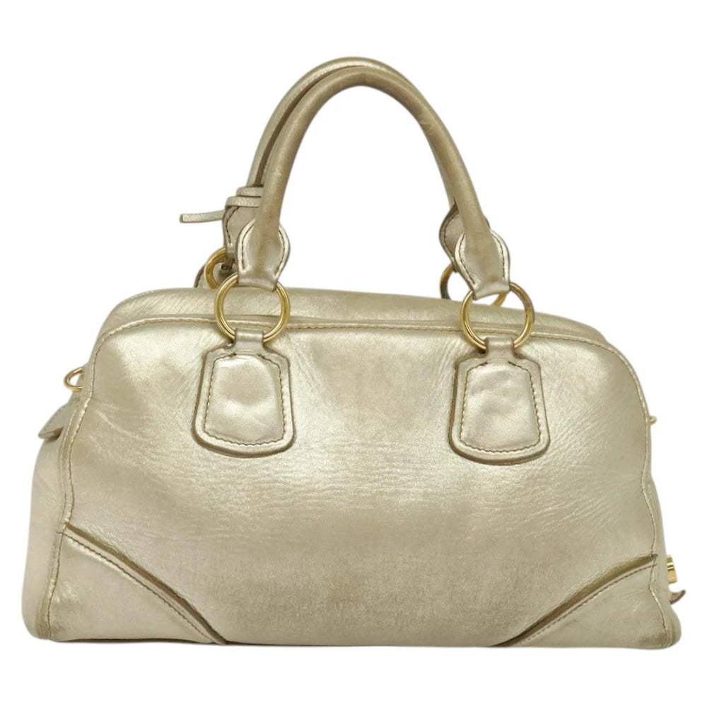 Vintage Miu Miu Bag - Gold Leather