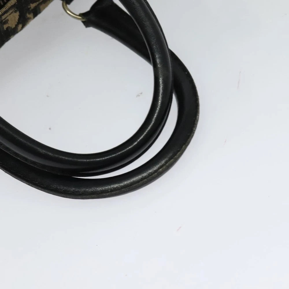 CHRISTIAN DIOR BOSTON BAG 30 TROTTER CANVAS