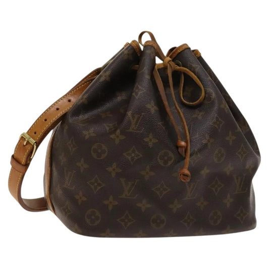 LOUIS VUITTON PETIT NOE BUCKET BAG MONOGRAM CANVAS