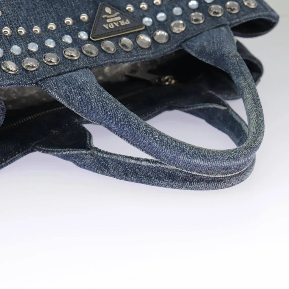 PRADA BIJOUX CANAPA BAG DENIM