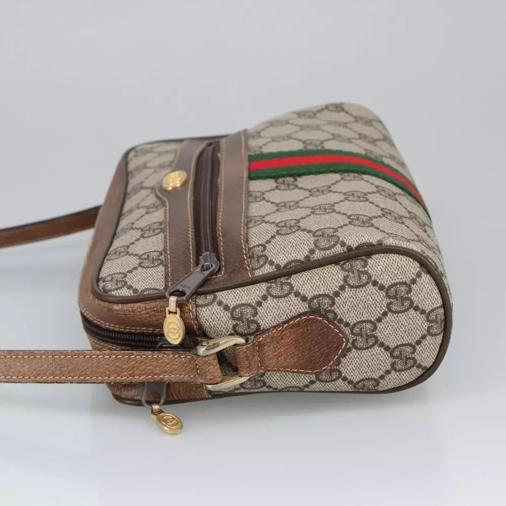 GUCCI SUPREME SHOULDER BAG GG CANVAS